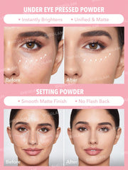 SHEGLAM INSTA-READY FACE & UNDER EYE SETTING POWDER DUO-BUBBLEGUM