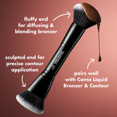 e.l.f Liquid Bronzer & Contour Duo Brush