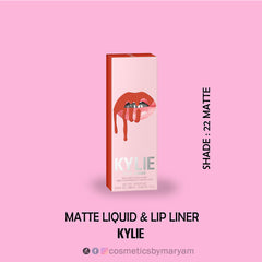 Kylie Jenner Matte Liquid Lipstick & Lip Liner Set