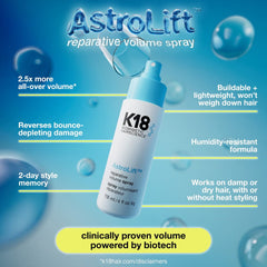 K18 Hair AstroLift Reparative Volume Spray 118ML