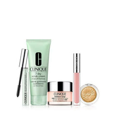Clinique 6 Piece VACATION GLOW ESSENTIALS Set - Full Size - BRAND NEW