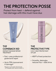 Fenty Beauty The Protection Posse Instant Damage Repair Treatment + Heat Protectant Set