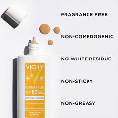 Vichy Capital Soleil Tinted Mineral Sunscreen for Face SPF 60 (Travel Size 15ml)