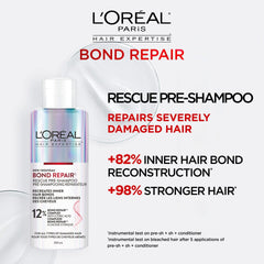 Loreal BOND REPAIR RESCUE 12% PRE-SHAMPOO FOR DAMAGED HAIR - 200ML