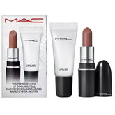 M.A.C Winters Kiss Mini Lip Duo - Neutral - Mini Retro Matte Lipstick Bronx and Mini Lipglass Clear