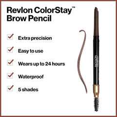 REVLON Eyebrow Pencil Colorstay 220 Dark Brown