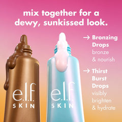 e.l.f. - The Hottest Drops Duo (Holy Hydration! & Bronzing Drops)