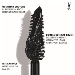 YSL Beauty Lash Clash Extreme Volume Mascara Black