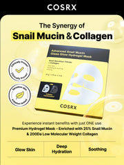Cosrx Advanced Snail Mucin Glass Glow Hydrogel Mask_3ea