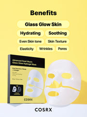 Cosrx Advanced Snail Mucin Glass Glow Hydrogel Mask_3ea
