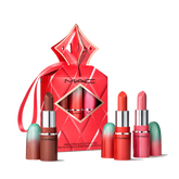 MAC WILDEST GLEAMS MINI LUSTREGLASS LIP TRIO