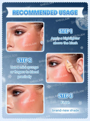 SHEGLAM Festive Glow Gift Set-Rose Ritual & Glass Heart 5.2mlx2