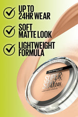 Maybelline SUPER STAY® UP TO 24HR HYBRID POWDER-FOUNDATION