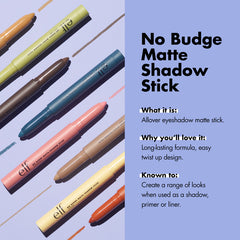 e.l.f No Budge Matte Shadow Stick