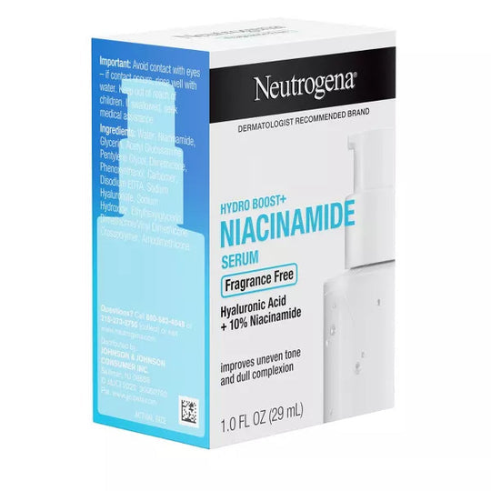 Neutrogena Hydro Boost + Niacinamide Fragrance Free Serum 29ML