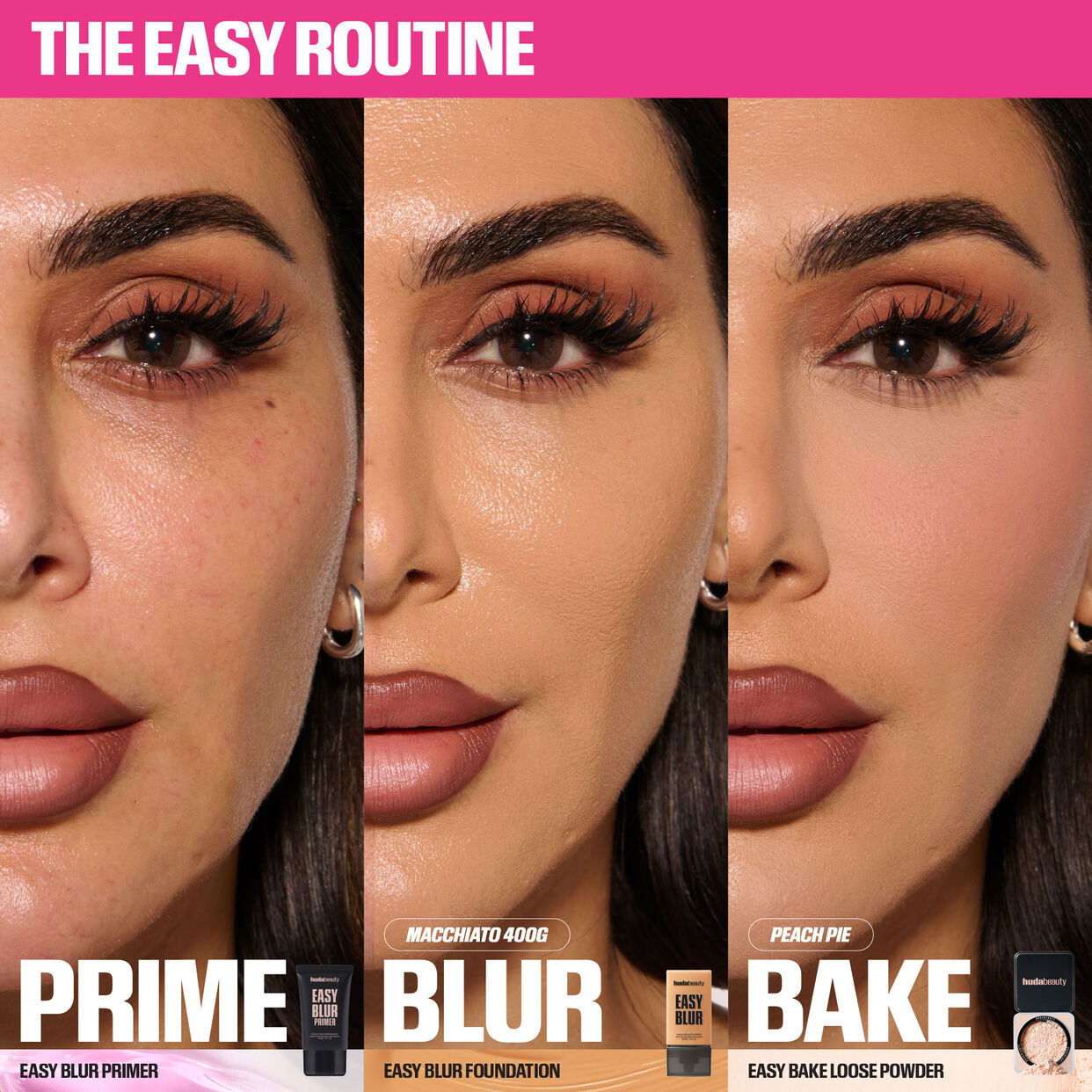 Huda Beauty Primer Easy Blur Silicone-Free Smoothing & Pore-Minimizing Primer