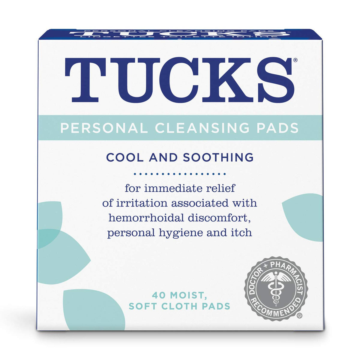 Tucks Personal Cleansing Pads 40-Count