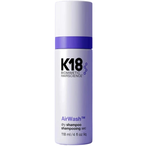 K18 AIRWASH DRY SHAMPOO REDUCES OIL AND ODOR 118ML