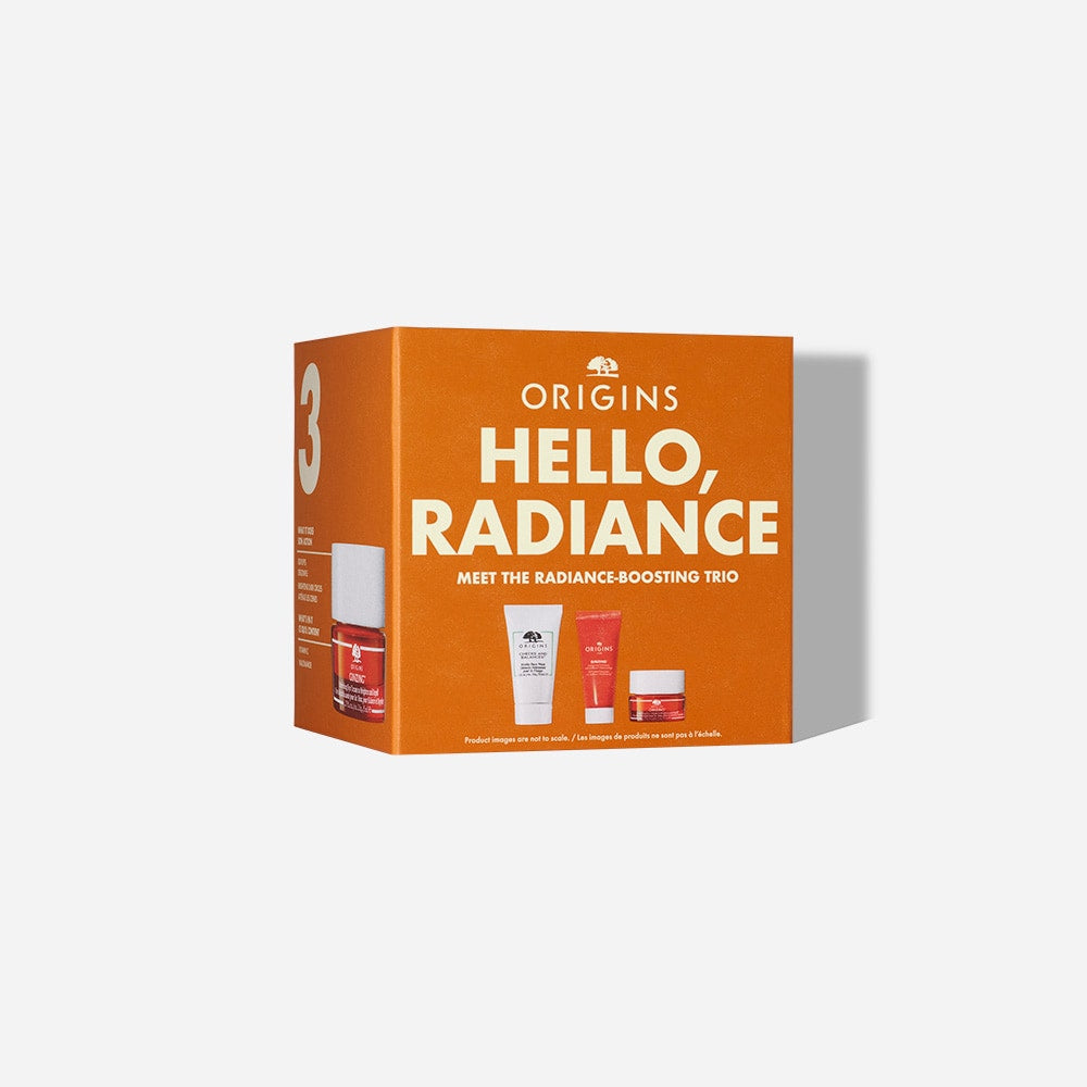 Origins HELLO, RADIANCE Meet The Radiance-Boosting Trio