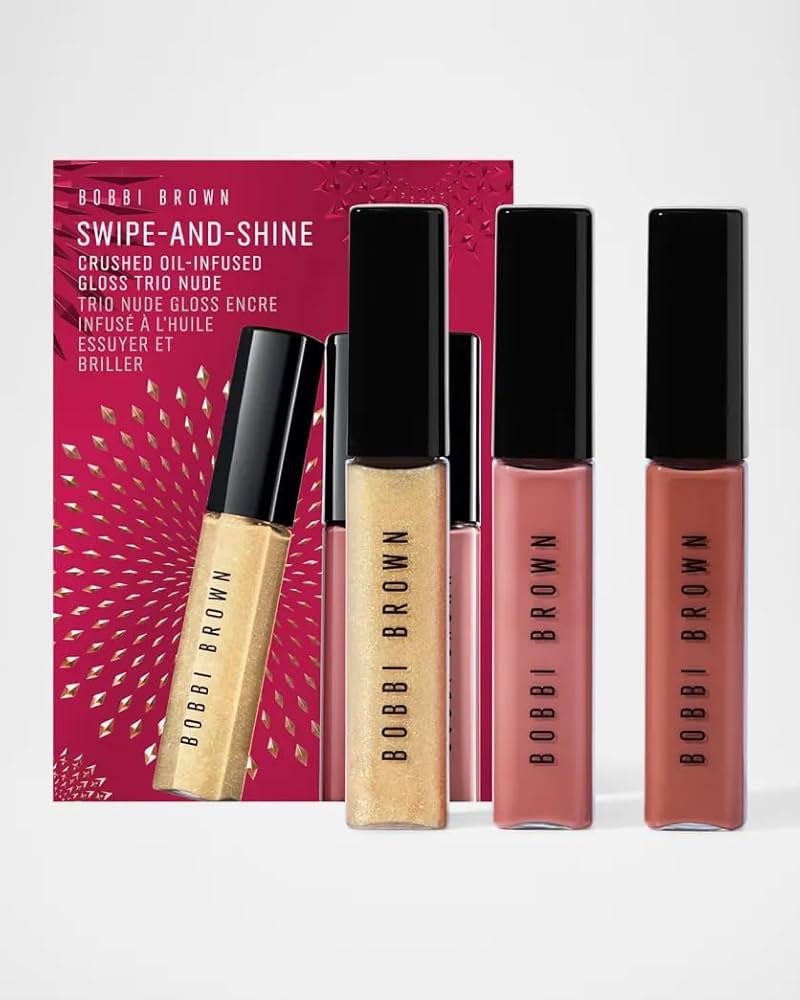 Bobbi Brown Crushed Oil Infused Hydrating Lip Gloss Trio Set