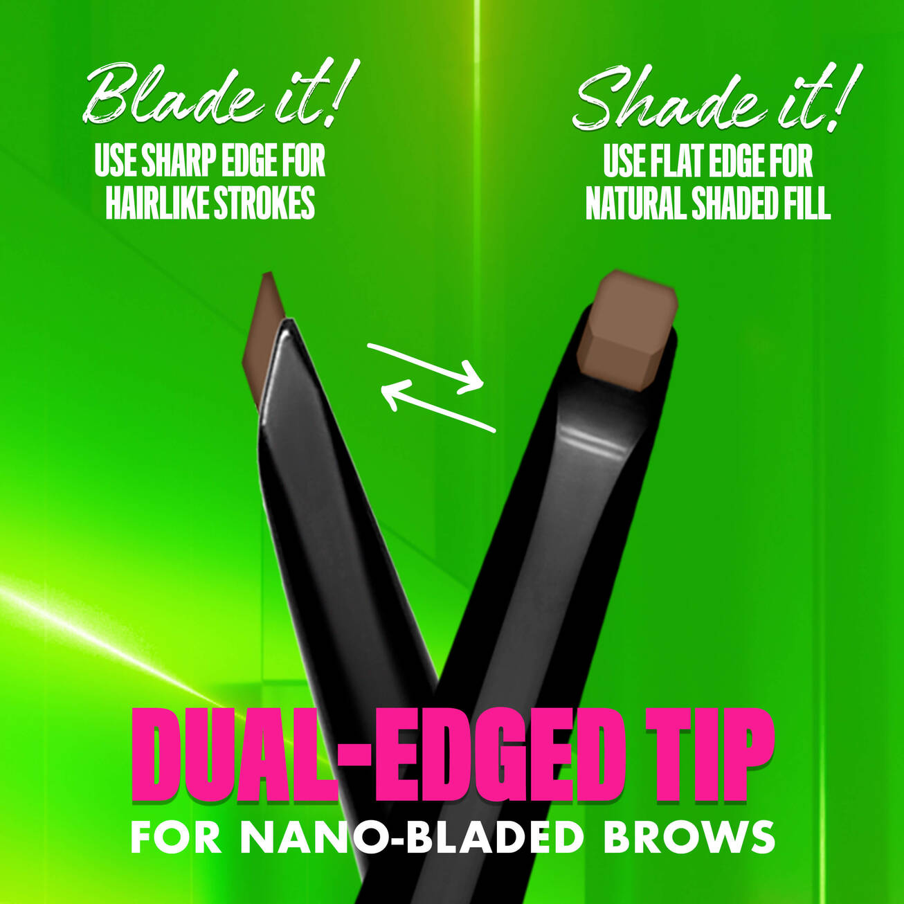 NYX BLADE & SHADE DUAL EDGE BROW PENCIL