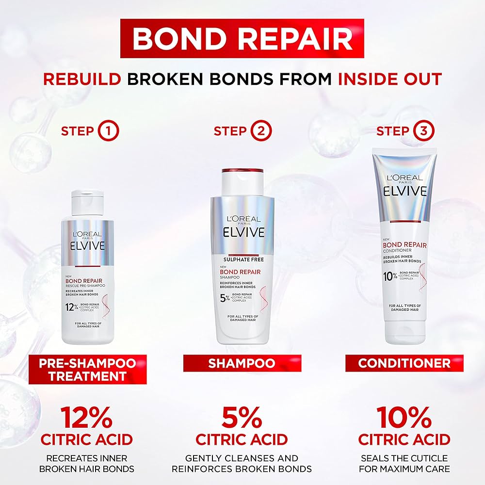 L'Oreal Paris Elvive Bond Repair 10% Conditioner 150ml