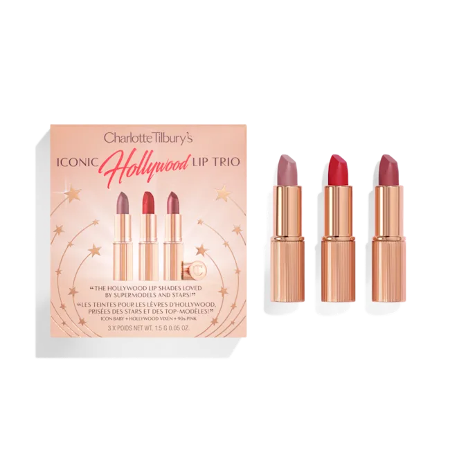 CHARLOTTE TILBURY ICONIC HOLLYWOOD LIP TRIO