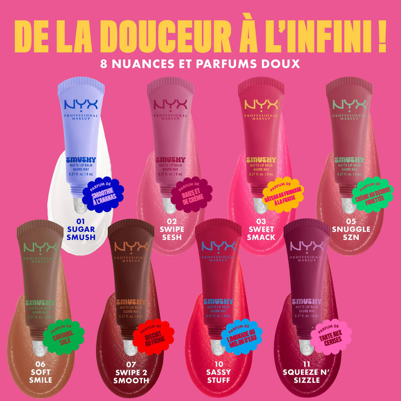 NYX SMUSHY MATTE LIP BALM