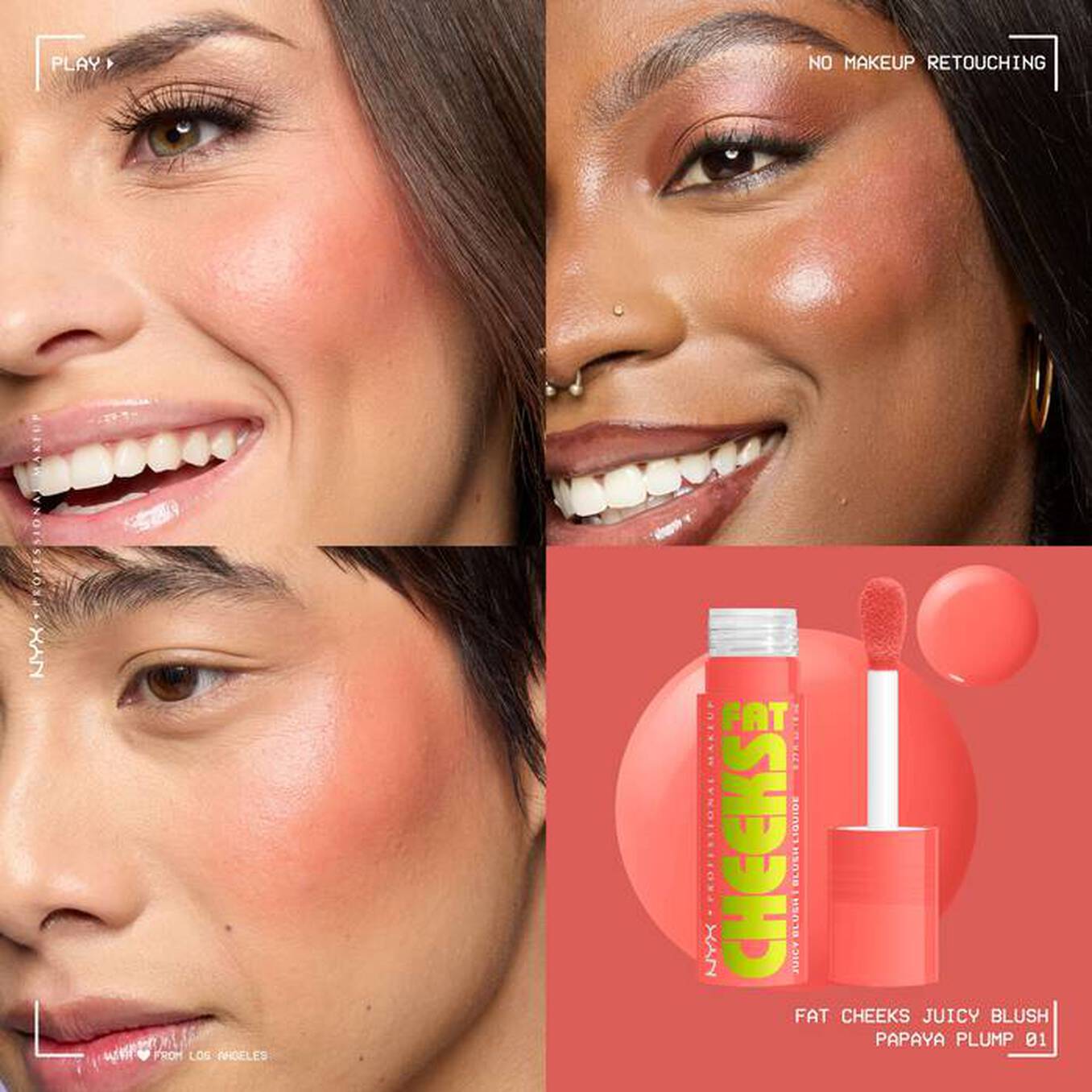 NYX FAT CHEEKS JUICY BLUSH