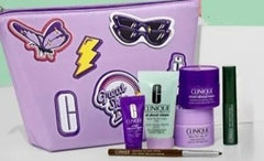 CLINIQUE 7 Piece Gift Set Smart Wrinkle Serum & Cream Quickliner Cleansing Balm