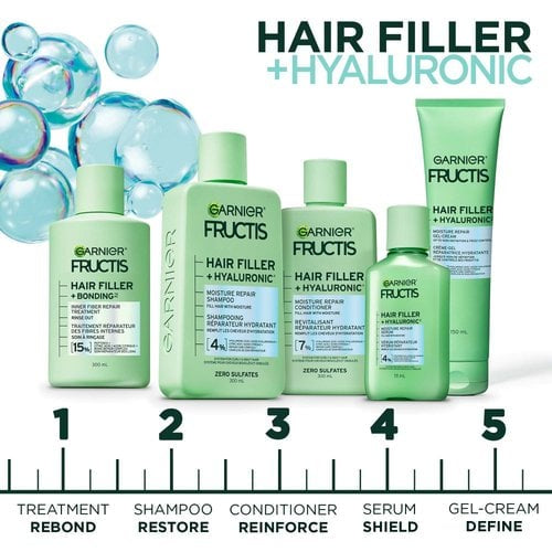 Garnier Fructis Hair Filler + Hyaluronic Acid Sulfate-Free Shampoo