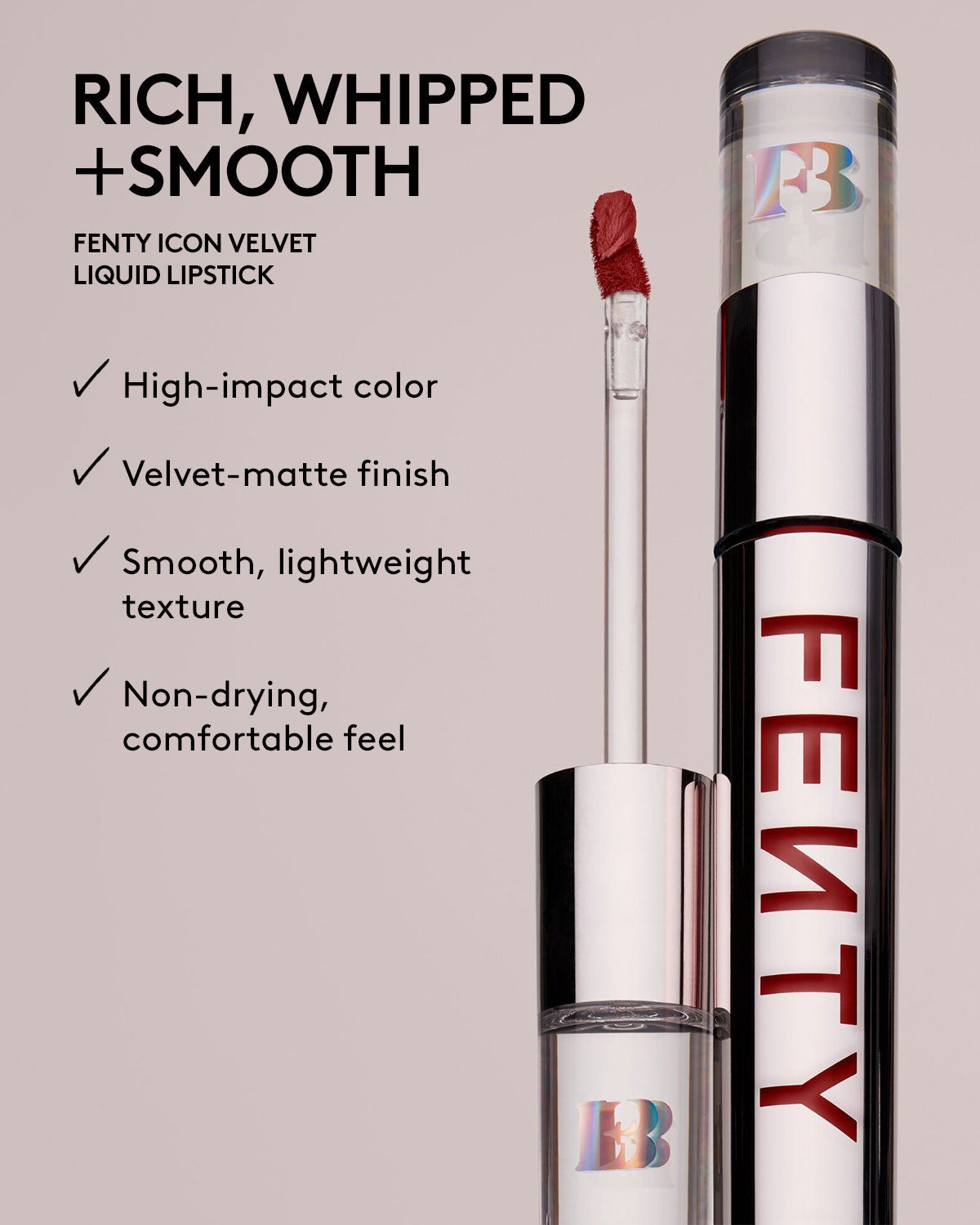 FENTY BEAUTY
Fenty Icon Velvet Liquid Lipstick — Smurf'Melon