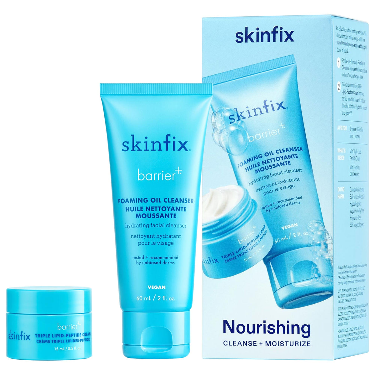 SkinFix Nourishing Cleanse + Moisturize Skin Set