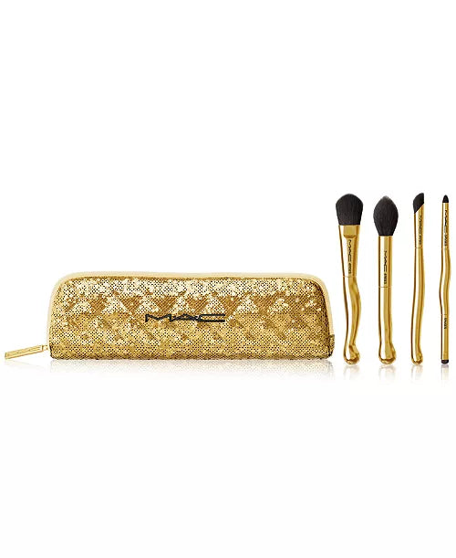 Mac 5-Pc. Golden Touch Mini Makeup Brush Gift Set