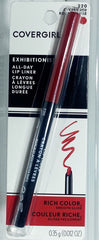 Covergirl Exhibitionist All-Day Rich Color Smooth Glide Lip Liner Cherry Red 220