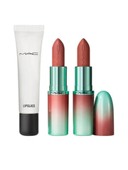 MAC LIPSTICK SET 3 PCS. MACX TO THE FUTURE LIP TRIO MULTI-COLOR