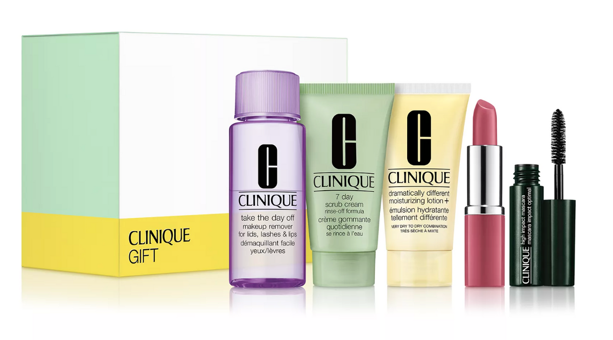 Clinique Skincare Makeup 5 Pcs Deluxe Gift Set